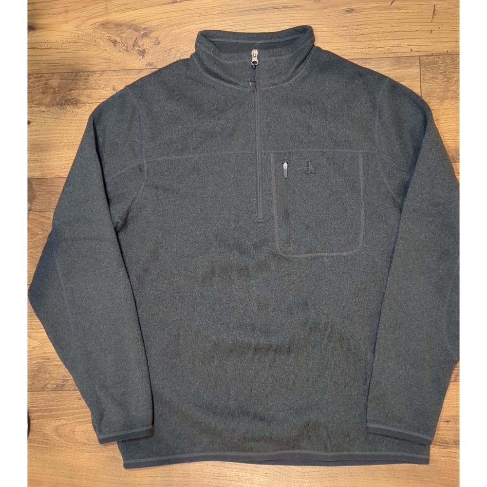 Vintage Nike Mens L  Gray ACG‎ Quarter Zip Fleece Pullover